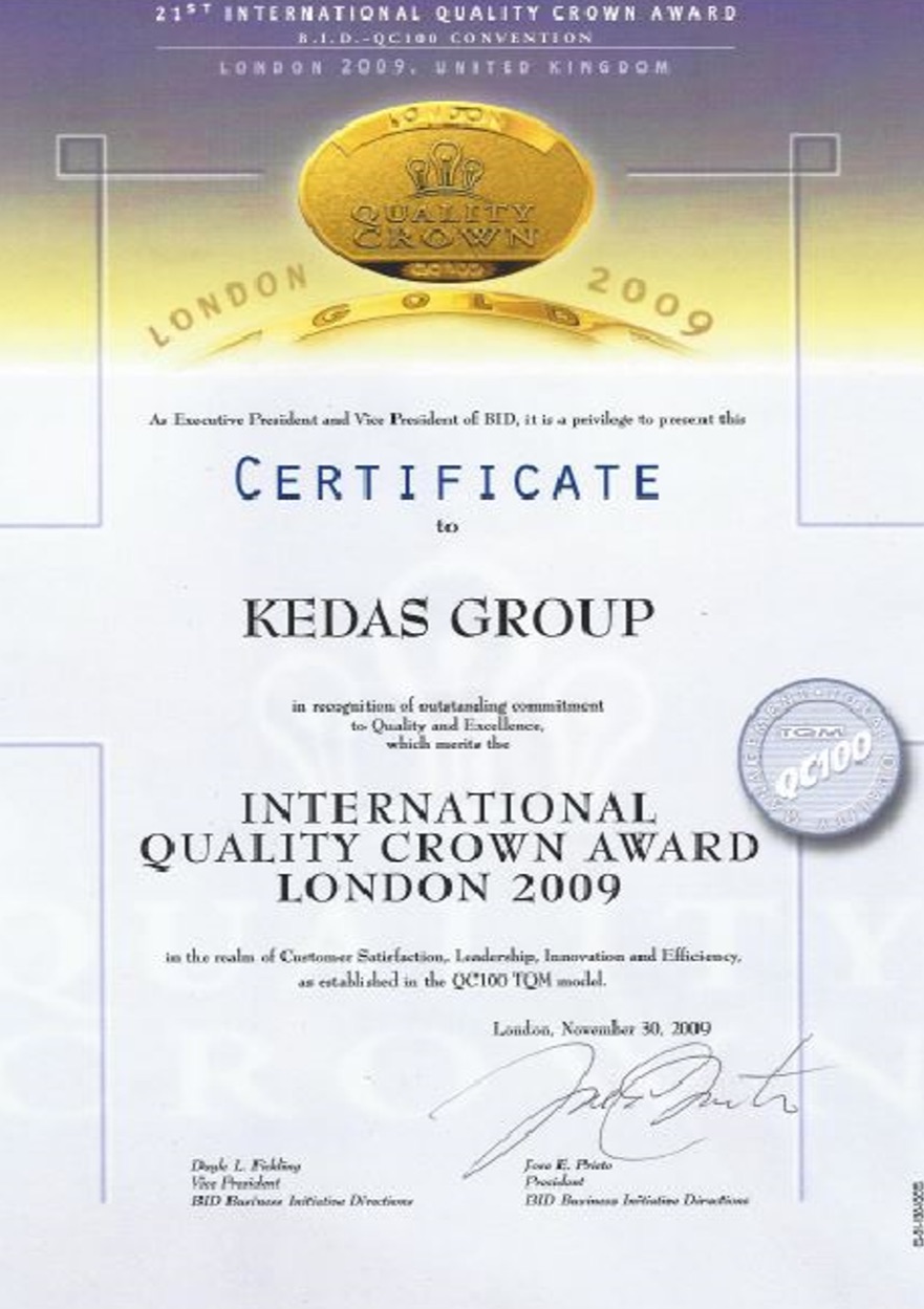 International Quality Crown Award London